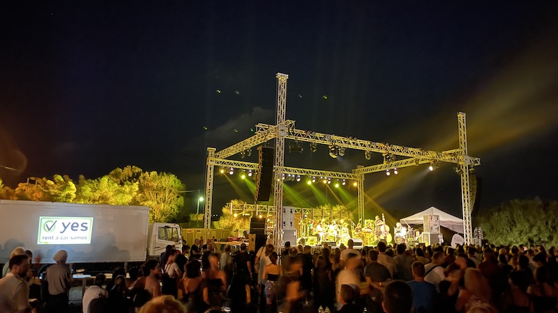 ireon music festival samos sponserd by yes rent a car samos 3